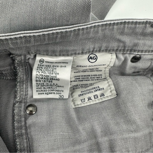 Women’s AG Adriano Goldschmied “stilt crop” Denim Size 30 - Picture 14 of 14